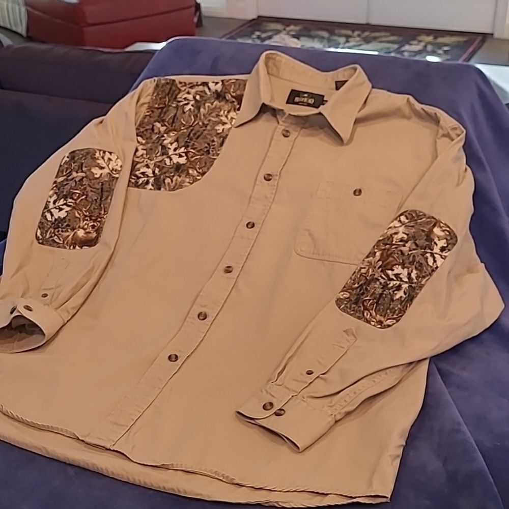 Redhead XXL denim camo shirt